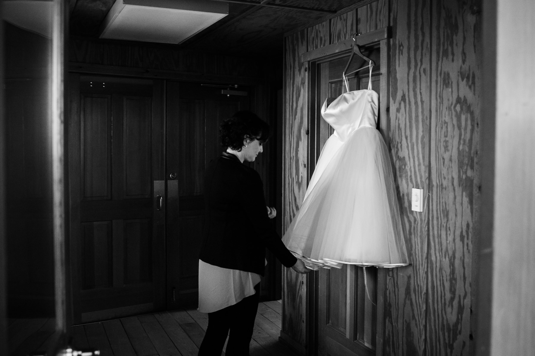 wedding dress at sleeping lady resort