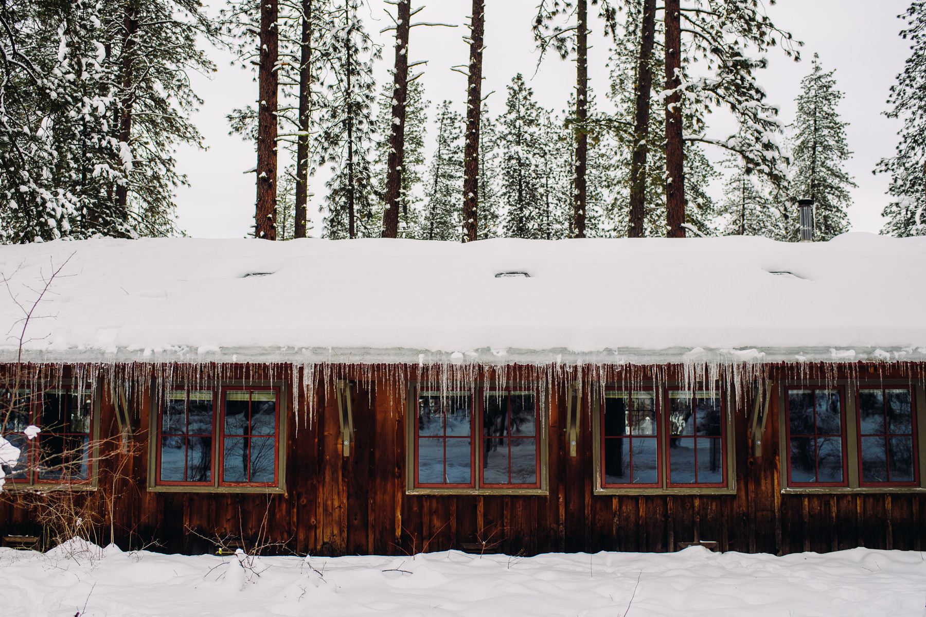 sleeping lady resort winter snow