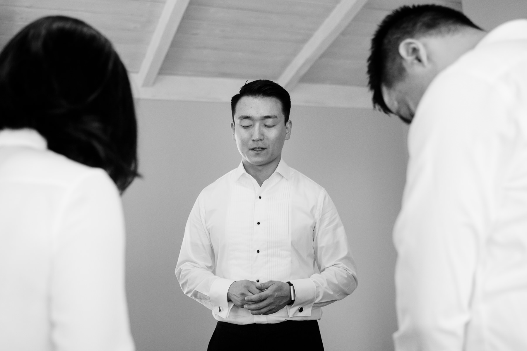 san diego groom getting ready