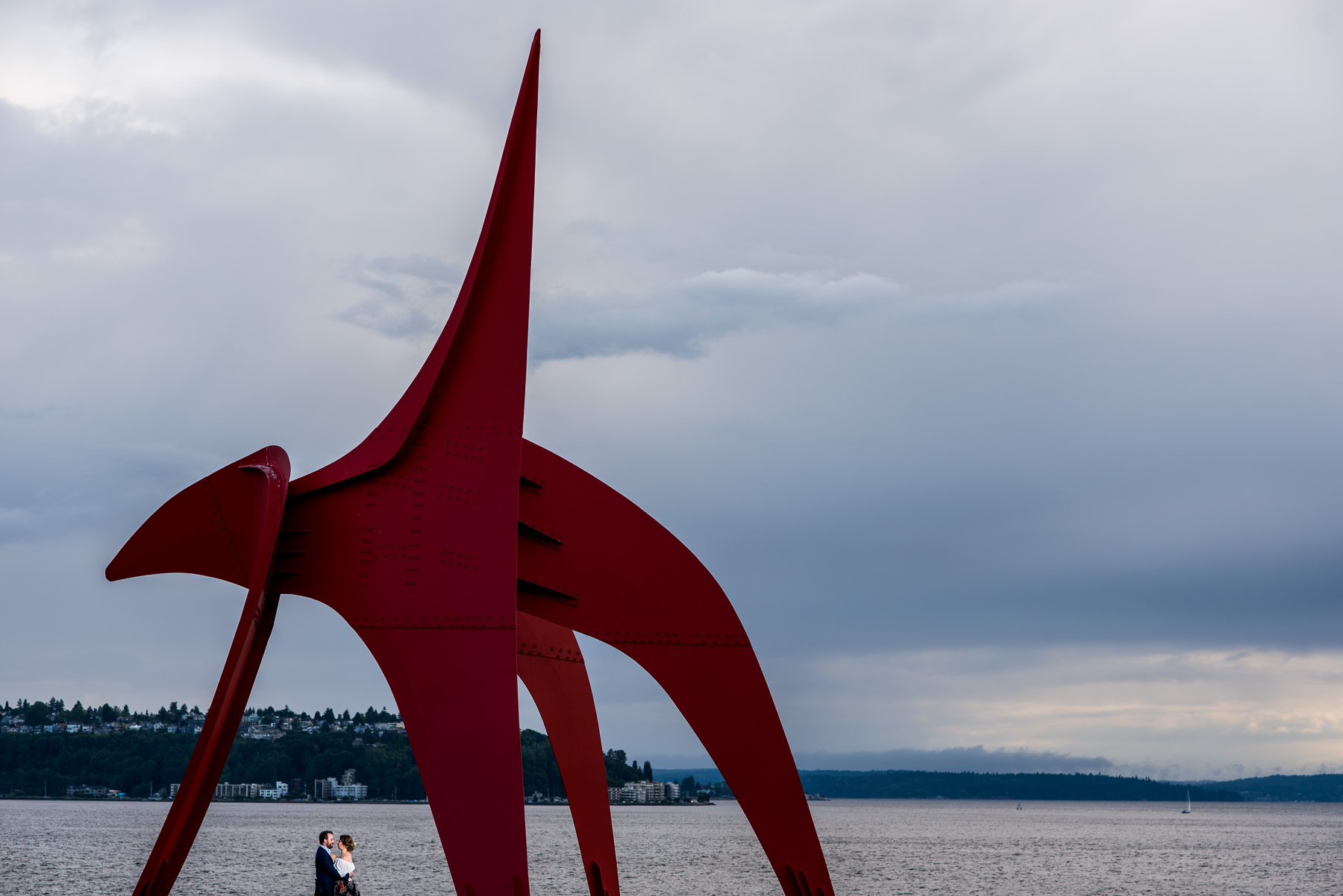 sculpture park engagement session