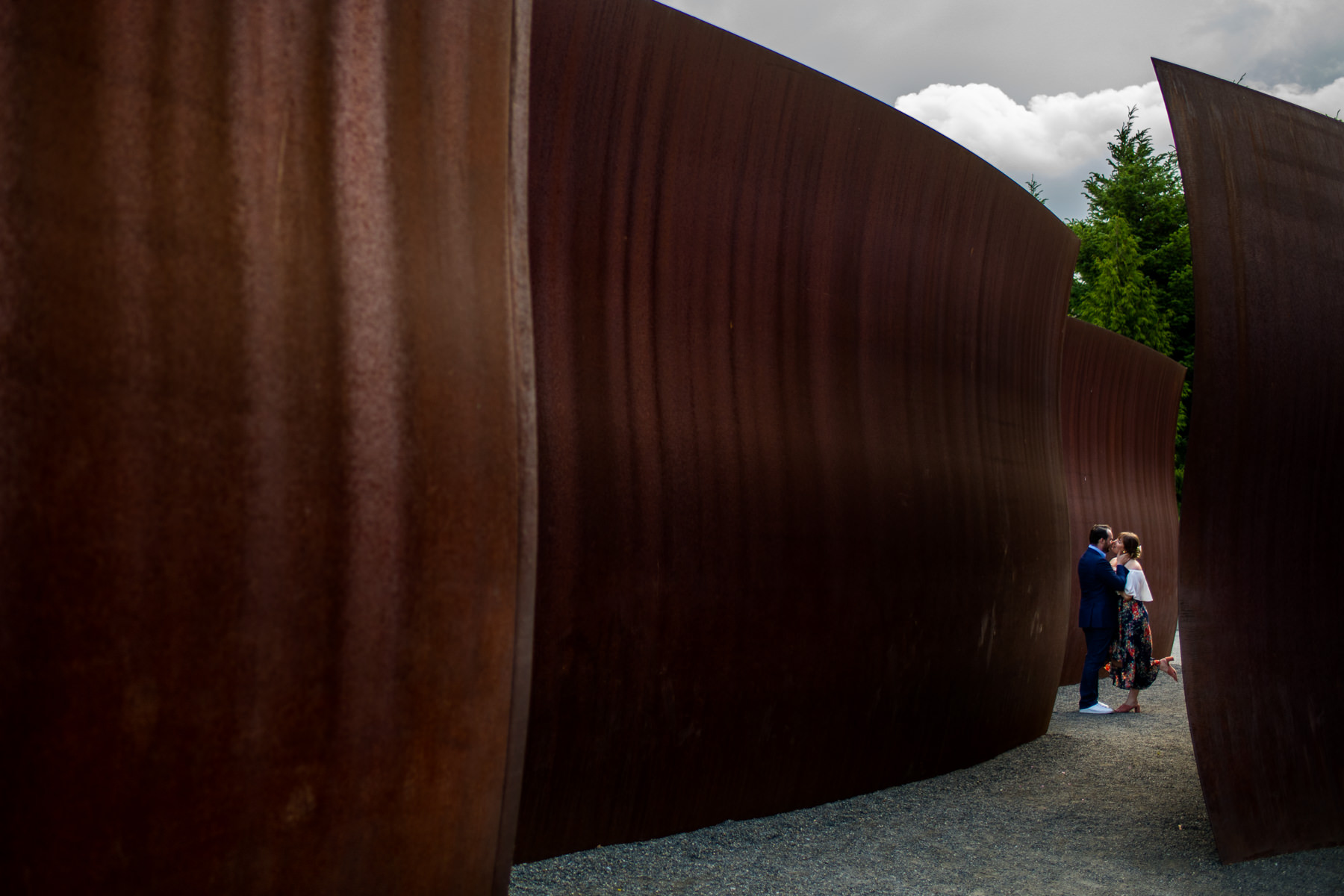 Seattle sculpture park engagement 