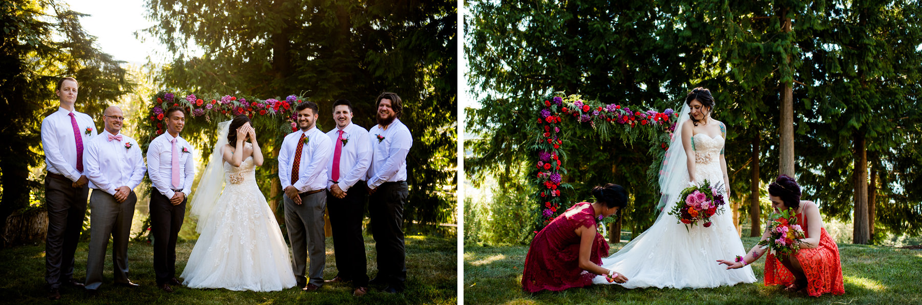 Bellingham backyard wedding