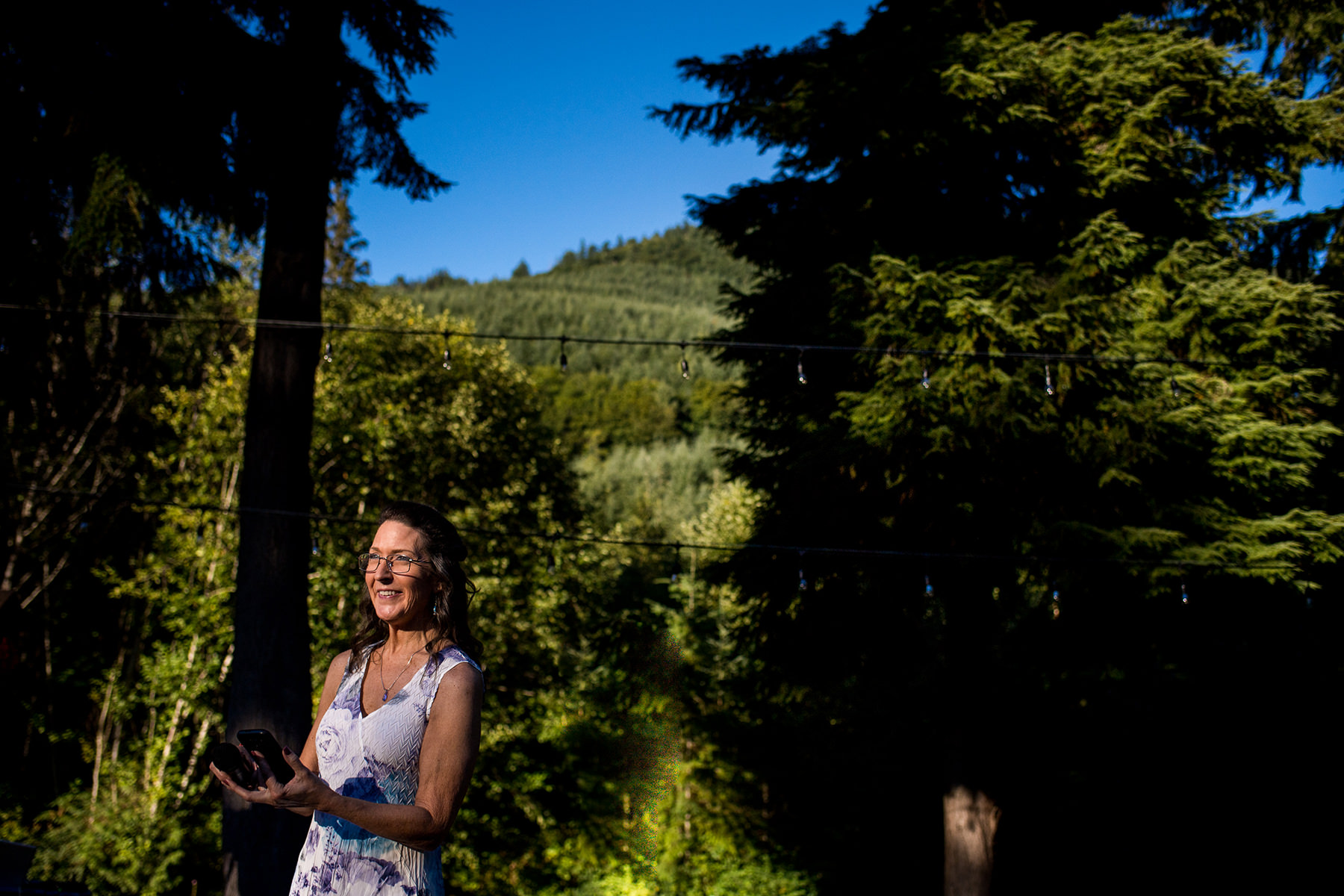 Bellingham backyard wedding toasts