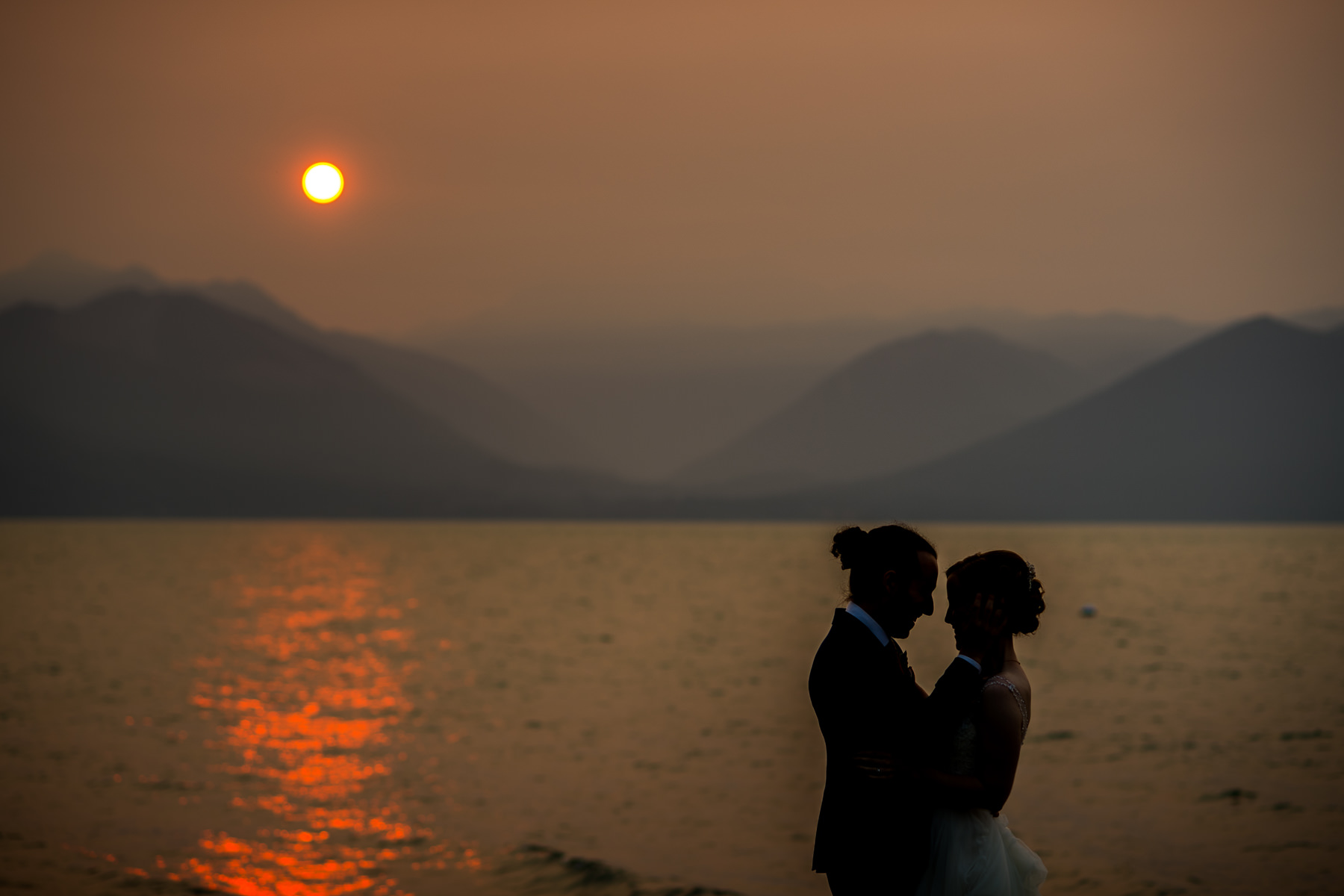 seabeck wedding sunset