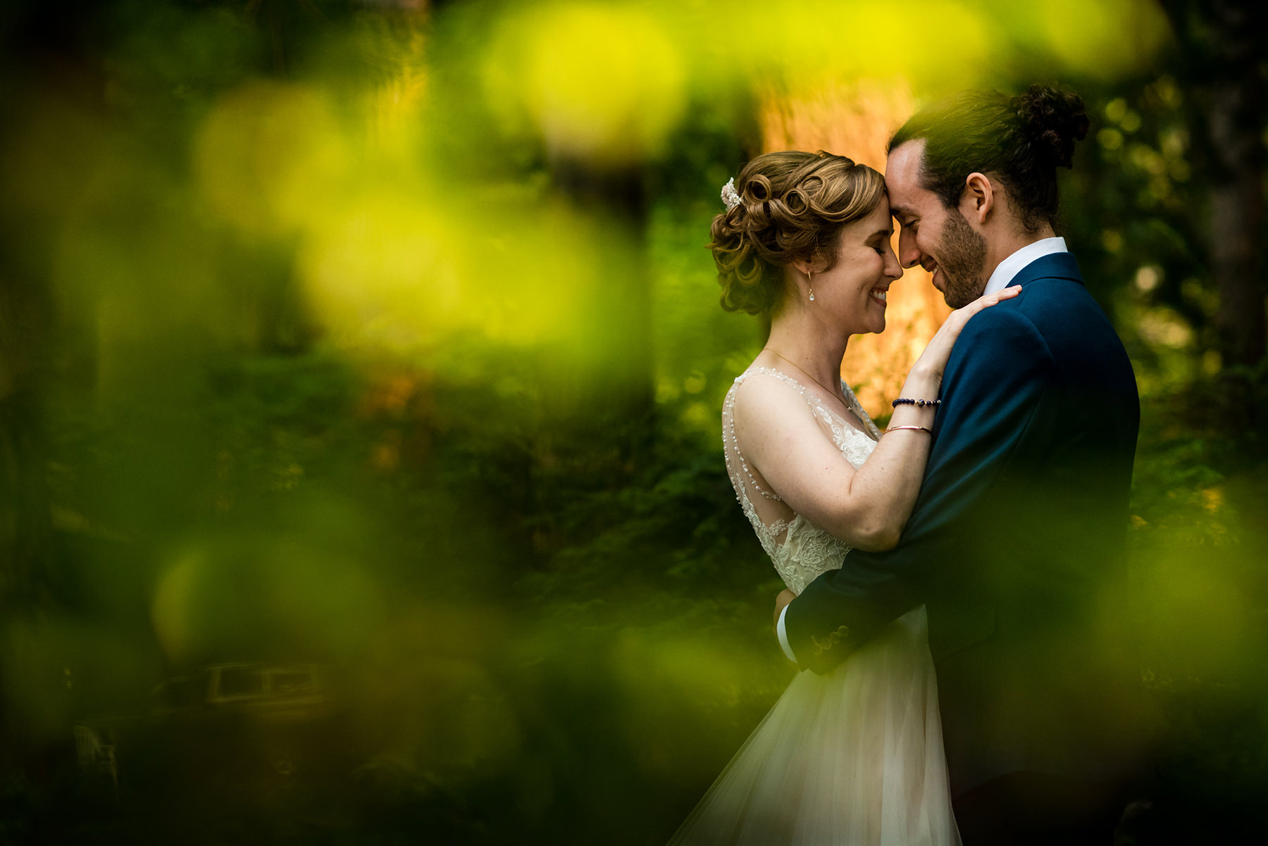 creative forests wedding photo