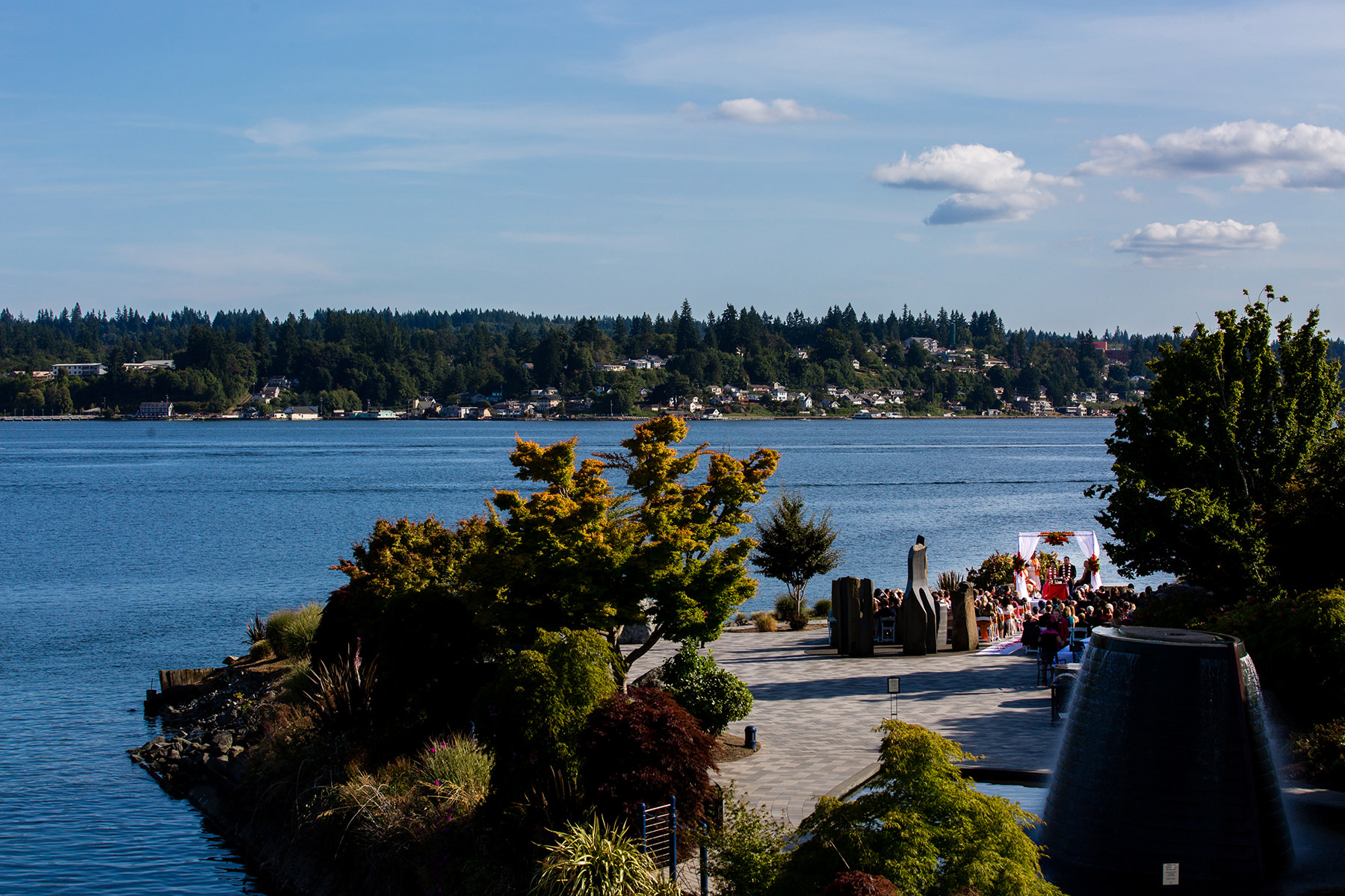 Kitsap Conference Center Harbor side Wedding