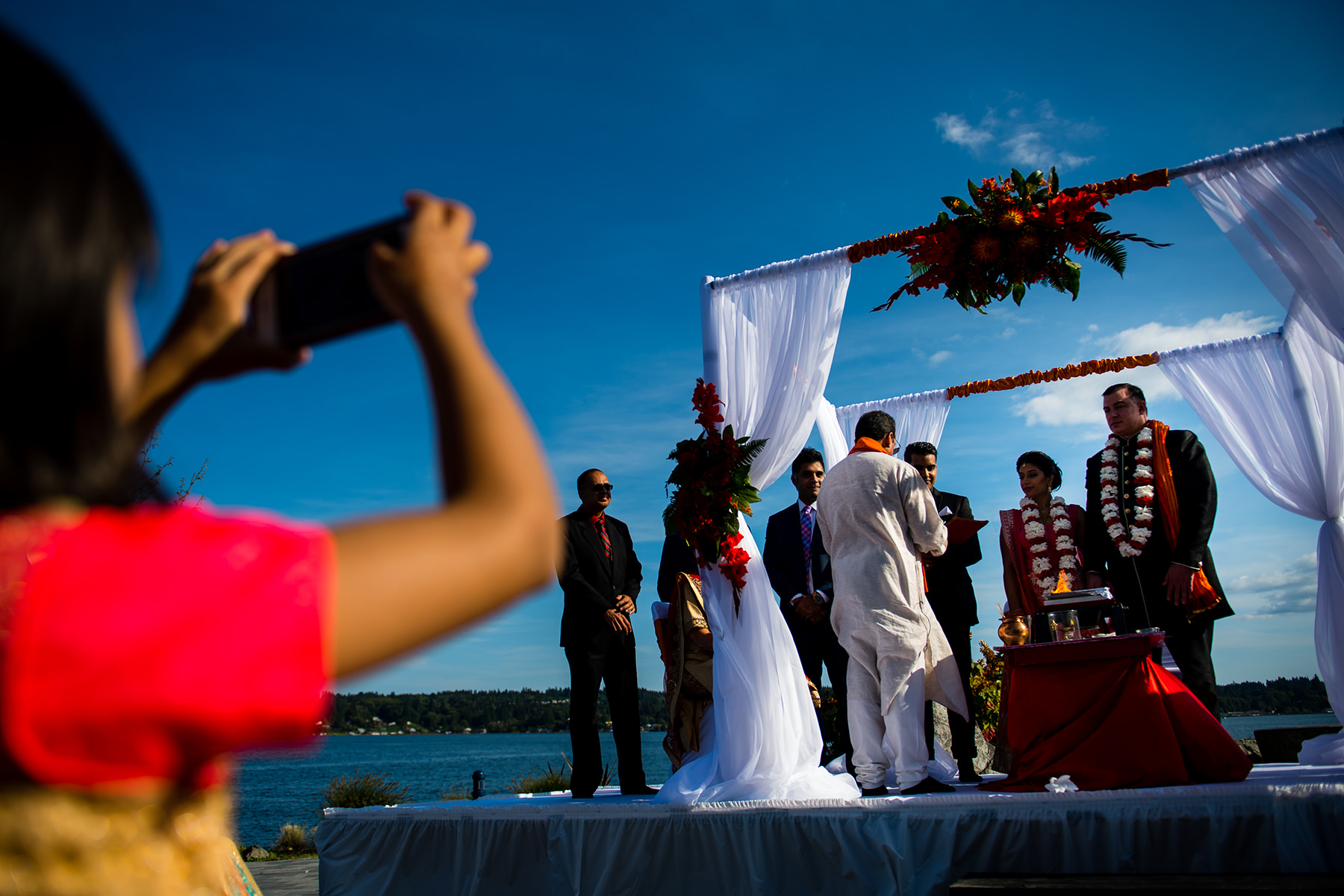 Kitsap Conference Center Harbor side hindu Wedding