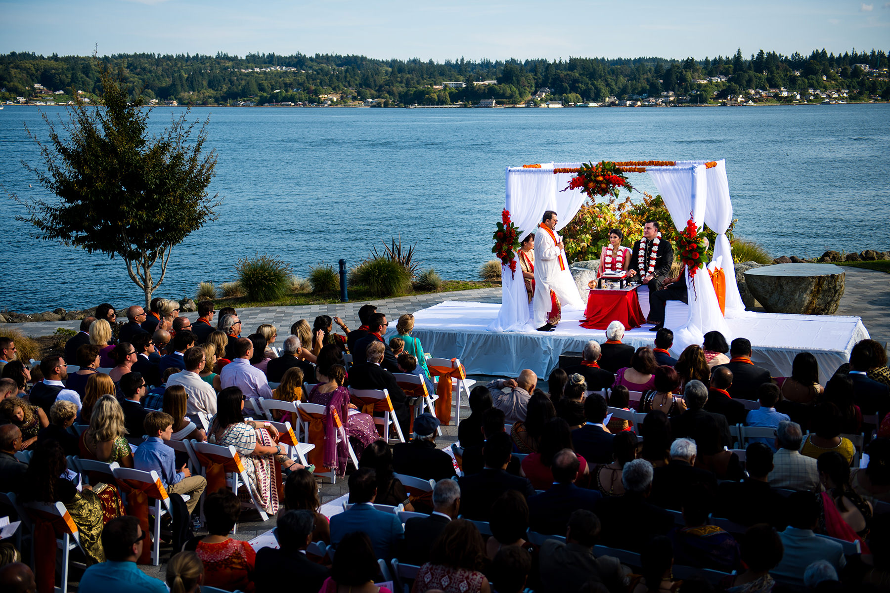 Kitsap Conference Center Harbor side Indian Wedding