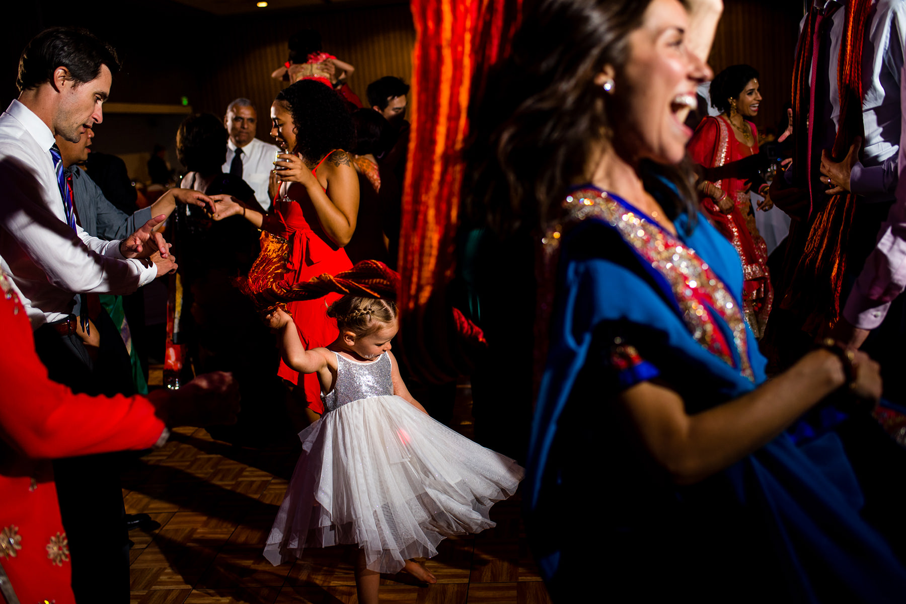 indian scarf wedding dance